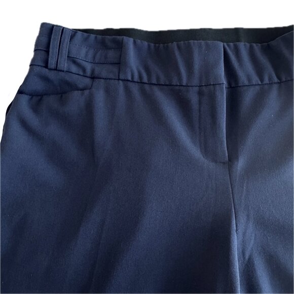 Maurices 22 NAVY Blue Cropped Smart Fit Work Dress Pants - Picture 5 of 12